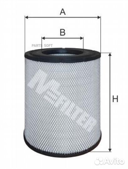 M-filter A560 A560 фильтр воздушный H405 D279 d150