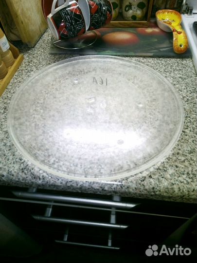 Большая 34см тарелка для свч