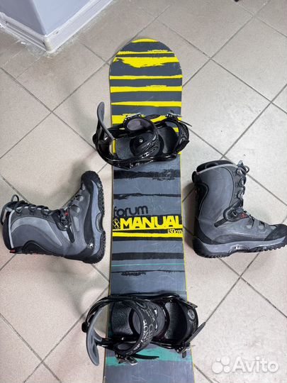 Сноуборд Forum 150 + боты Nidecker