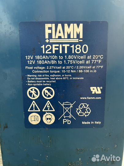 Аккумулятор гелевый agm AGM fiamm