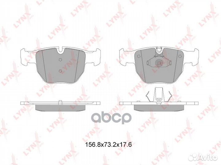 Колодки тормозные BD5010 lynxauto