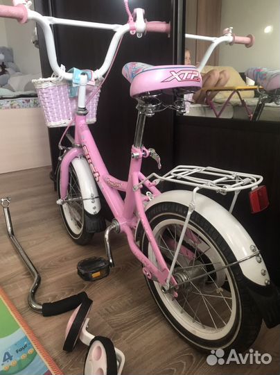 Детский велосипед rush hour Princess 14 розовый