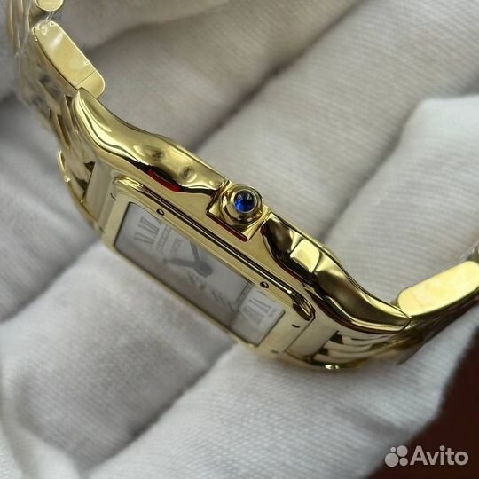 Часы женские Cartier Panthere 27 мм Gold