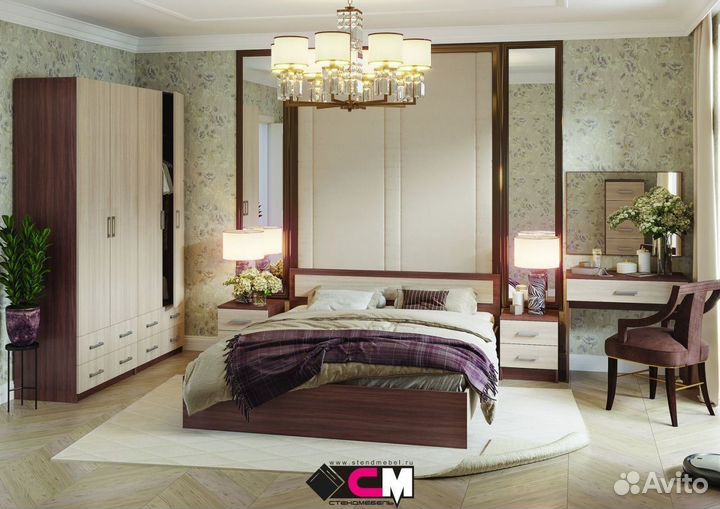 Спальный гарнитур Гармония