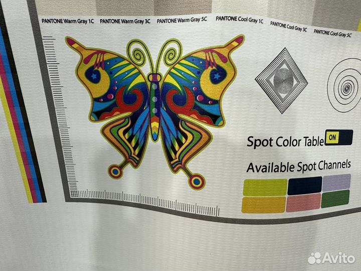 Широкоформатная печать баннеров наклеек рекламы