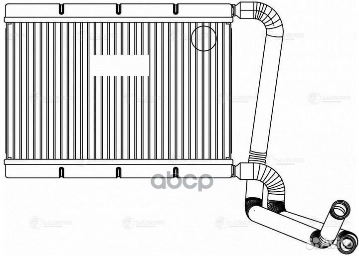 Радиатор отопителя LADA 4x4 FL (19) (алюм.) (L