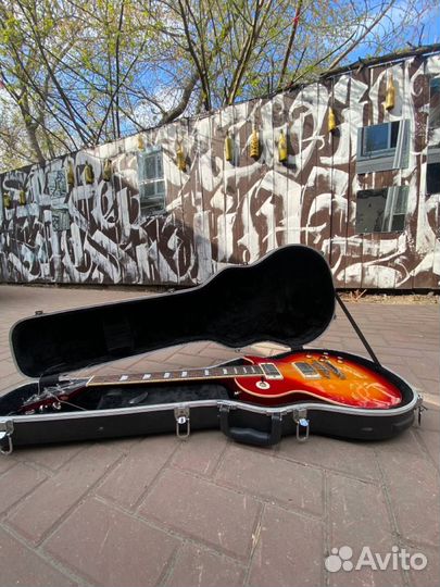 Epiphone Les Paul standard, кейс и стреплоки