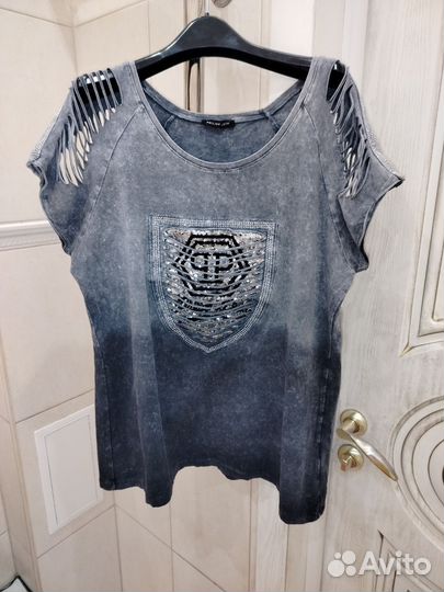 Футболка philipp plain 46-48 р. оригинал