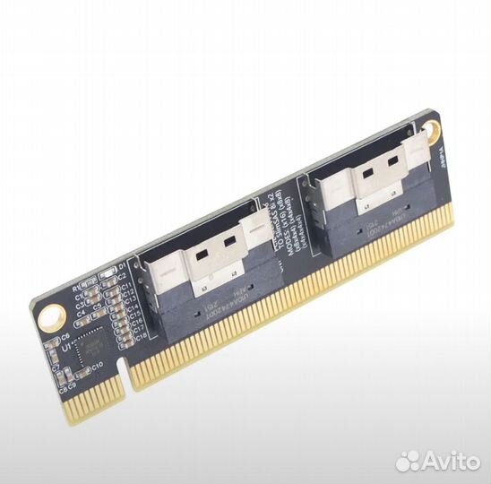 Райзер PCI-E 16X slimsas 8i X2