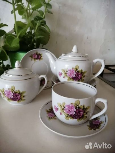 Сервиз чайный ГДР, посуда СССР