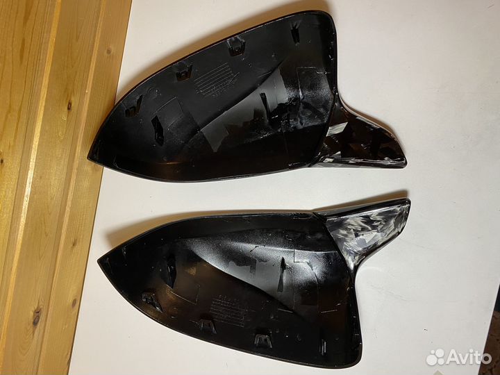 Накладки зеркал BMW F15 F16 кованый карбон