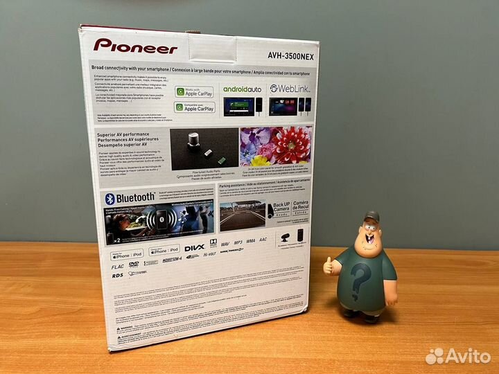 Автомагнитола 1Din Pioneer AVH-3500NEX 7