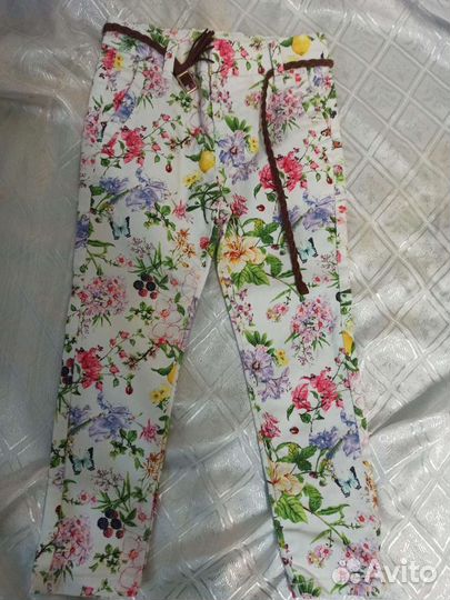 Брюки accola для девочки с ремешком