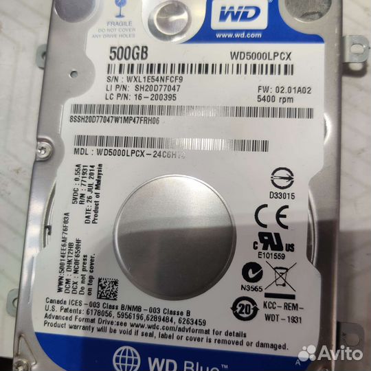 Жесткий диск 500 Gb и другие