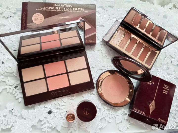 Charlotte Tilbury лимит палетка,тени,румяна,помада