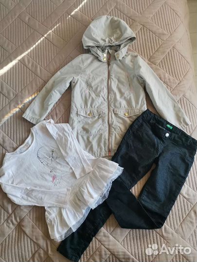 Вещи пакетом на девочку 128