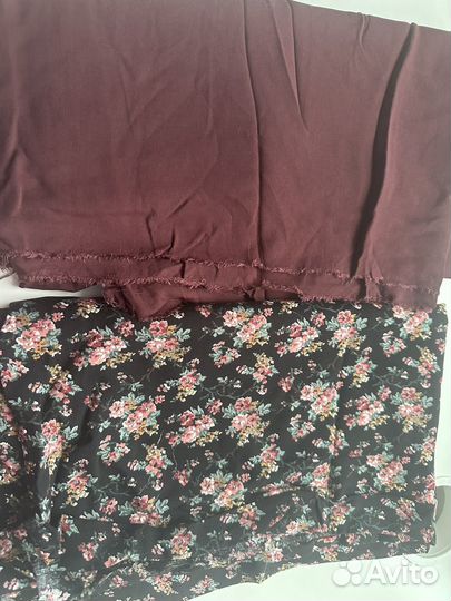 Отрезы тканей разные