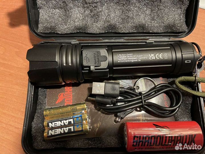 Фонарик Shadowhawk Led 10.000 Lumens (новый)