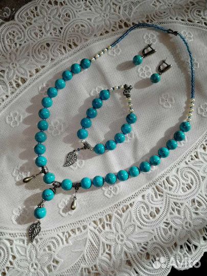 Комплекты из натуральных камней