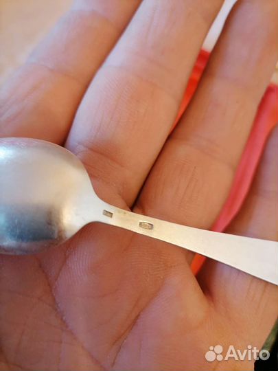 Ложки СССР серебро чайные с эмалями