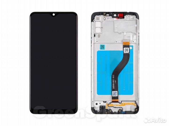 Дисплей для Samsung A207F Galaxy A20s в рамке +та