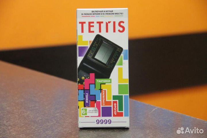Портативная игровая приставка тетрис 9999 игр