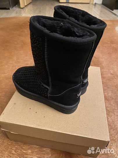 Угги новые натуральные полностью, высокие