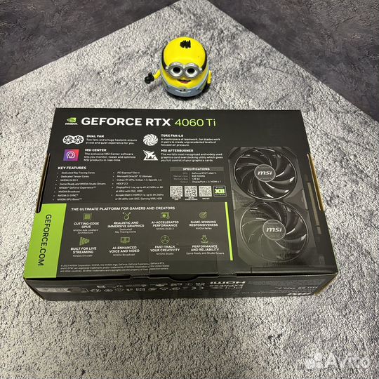 MSI RTX 4060 Ti 8 GB Ventus 2x OC