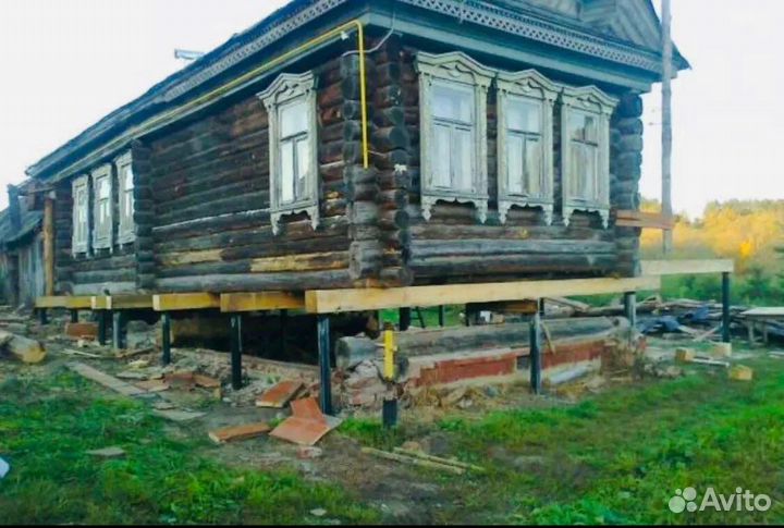 Подъем домов бань