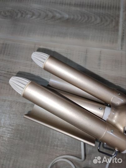 Плойка тройная для волос