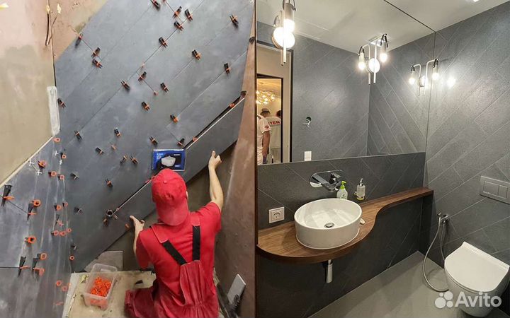 Ремонт, плиточник. укладка кафеля