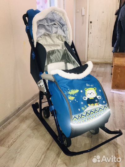 Коляска санки