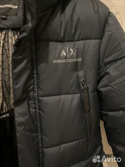 Armani exchange пуховик зимний