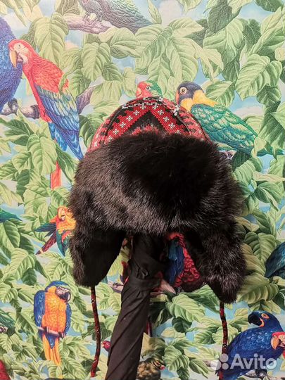 Шапка ушанка натуральный мех женская