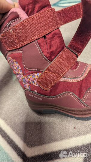 Зимние ботинки для девочки 24