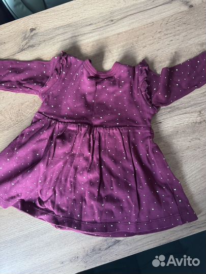 Платье боди для девочки 68 74