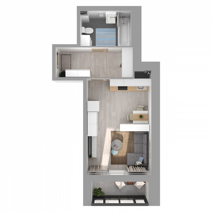 Квартира-студия, 32,3 м², 2/17 эт.
