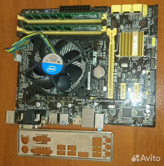 Связка Asus B85M-G,i3-4130