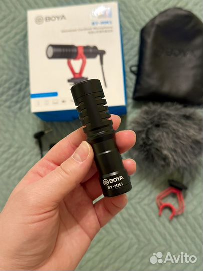 Микрофон Boya с переходником для айфона