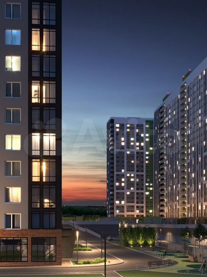 Квартира-студия, 29 м², 19/22 эт.