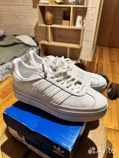 Adidas gazelle bold w white Оригинал 40р