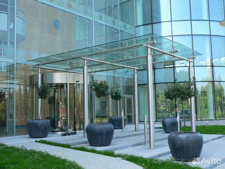 Перила для лестниц из нержавеющей стали / Поручни