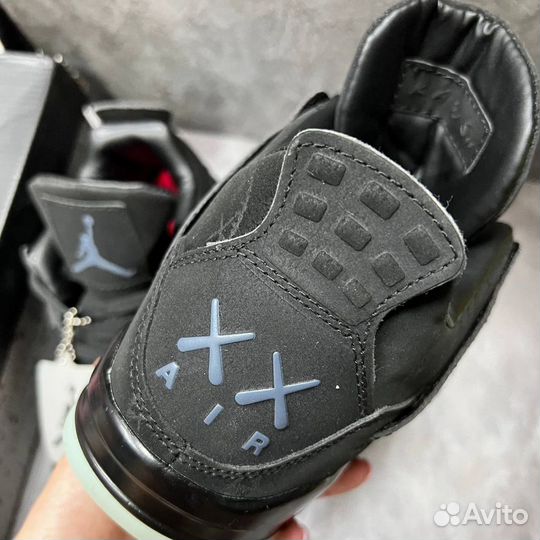 Air Jordan 4 Retro Kaws Black *45*размер*