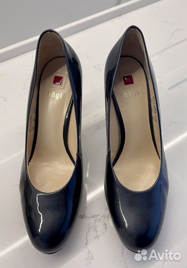 Туфли женские 36 размер Hogl темно-серые