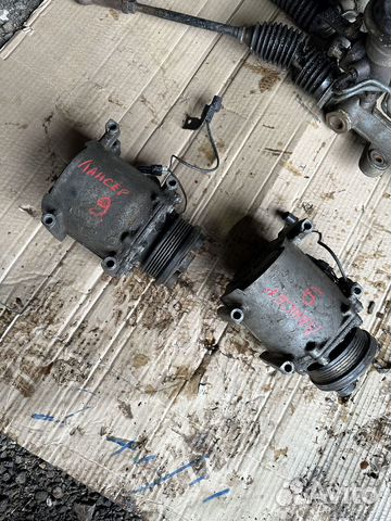 Компрессор кондиционера Mitsubishi Lancer 9