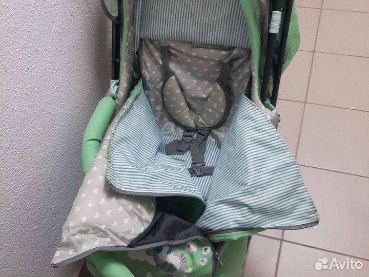 Детские санки коляска с колесами