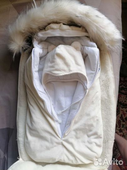 Зимний конверт на выписку