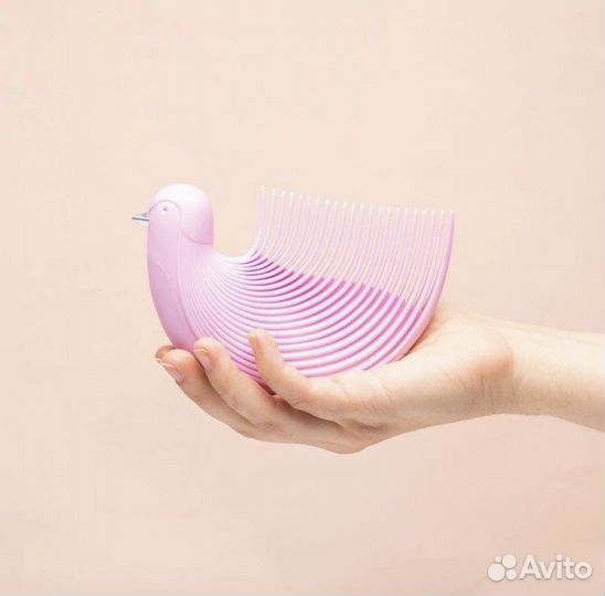 Гребень - птичка для массажа головы