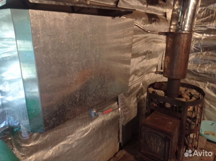 Чугунная печь для бани