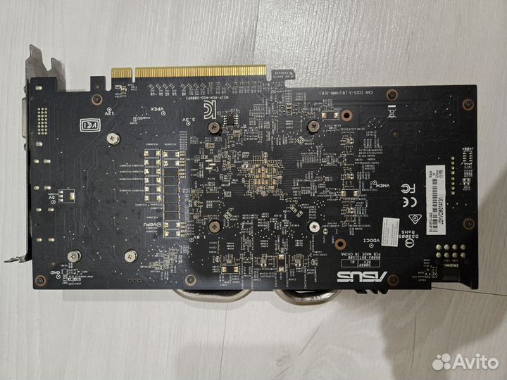 Видеокарта Asus RX 570 4gb